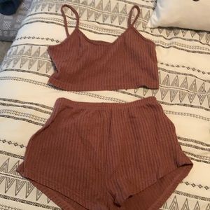 Shein Knitted PJ Set